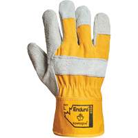 Endura&reg; Fitter Gloves, Large, Split Leather Palm, Cotton Inner Lining St. Lawrence Industrial & Safety Supply