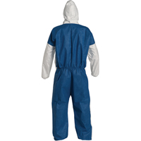 Hooded Coveralls, 4X-Large, Blue/White, Tyvek&reg; 400 D St. Lawrence Industrial & Safety Supply