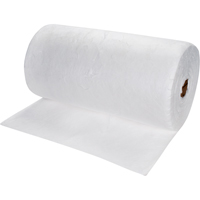Premium Meltblown Sorbent Rolls, Heavyweight, 150' L x 30" W, 50 gal. Absorbancy St. Lawrence Industrial & Safety Supply