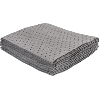 Premium Bonded Sorbent Pads, Universal, 15" x 17", 8 gal. Absorbancy St. Lawrence Industrial & Safety Supply
