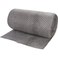 Premium Bonded Sorbent Rolls, Heavyweight, 150' L x 30" W, 50 gal. Absorbancy St. Lawrence Industrial & Safety Supply