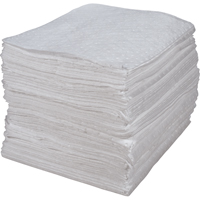 Premium Bonded Sorbent Pads, Oil Only, 15" x 17", 30 gal. Absorbancy St. Lawrence Industrial & Safety Supply