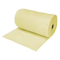 Premium Fine Fibre Sorbent Rolls, Heavyweight, 150' L x 15" W, 50 gal. Absorbancy St. Lawrence Industrial & Safety Supply