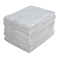 Premium Laminated (SMS) Sorbent Pads, Oil Only, 15" x 18", 30 gal. Absorbancy St. Lawrence Industrial & Safety Supply