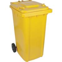 Contenant jaune mobile, Polyur&eacute;thane, 63 gallons/63 gal. US St. Lawrence Industrial & Safety Supply