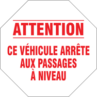 French Traffic Sign, Vinyl, 18" W x 18" H St. Lawrence Industrial & Safety Supply