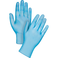Medical-Grade Disposable Gloves, Small, Vinyl, 4.5-mil, Powder-Free, Blue, Class 2 St. Lawrence Industrial & Safety Supply