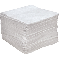 Premium Anti Static Sorbent Pads, Oil Only, 15" x 18", 25 gal. Absorbancy St. Lawrence Industrial & Safety Supply