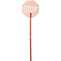 Traffic Control Sign Plastic Handle St. Lawrence Industrial & Safety Supply