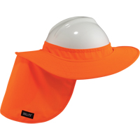 Rebords pour casques de s&eacute;curit&eacute; 6660 Chill-Its, Orange haute visibilit&eacute; St. Lawrence Industrial & Safety Supply