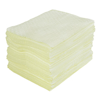Premium Laminated (SMS) Sorbent Pads, Hazmat, 15" x 17", 30 gal. Absorbancy St. Lawrence Industrial & Safety Supply