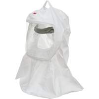 Cagoule Versaflo de haute durabilit&eacute; avec coiffe int&eacute;gr&eacute;e, Grand/Moyen, Coiffe souple, Bavette Simple St. Lawrence Industrial & Safety Supply