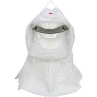 Cagoule Versaflo de haute durabilit&eacute; avec coiffe int&eacute;gr&eacute;e, Grand/Moyen, Coiffe souple, Bavette Simple St. Lawrence Industrial & Safety Supply