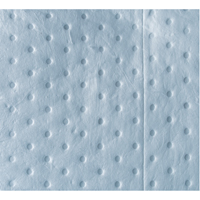 Premium Blue Bonded Sorbent Pads, Oil Only, 15" x 18", 30 gal. Absorbancy St. Lawrence Industrial & Safety Supply