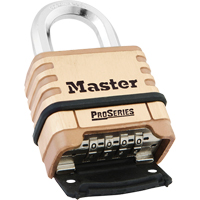 Cadenas &agrave; combinaison ProSeries, Argent, Rev&ecirc;tement en laiton, Largeur de 2-1/4" St. Lawrence Industrial & Safety Supply