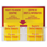 Basket Style Centre Boards, English & French, Binders Included St. Lawrence Industrial & Safety Supply