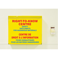 Storage Cabinets, English & French, Binders Included St. Lawrence Industrial & Safety Supply