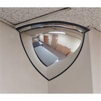 Miroir en d&ocirc;me 90°, Quart de d&ocirc;me, Dessus ouvert, Diam&egrave;tre 20" St. Lawrence Industrial & Safety Supply
