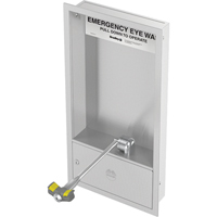 Eyewash Station, Wall-Mount Installation, Stainless Steel Bowl St. Lawrence Industrial & Safety Supply