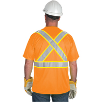 T-shirt conforme &agrave; la CSA, Polyester, Moyen, Orange St. Lawrence Industrial & Safety Supply