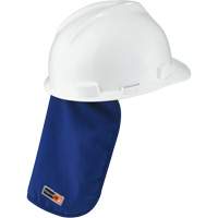 Tampon et voile pour le cou refroidissants et ignifug&eacute;s pour casque de s&eacute;curit&eacute; Chill-Its 6717FR, Bleu St. Lawrence Industrial & Safety Supply