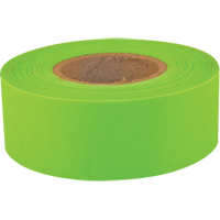 Sub-Zero Flagging Tape, 1.2" W x 150' L, Fluorescent Lime St. Lawrence Industrial & Safety Supply