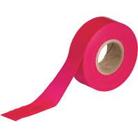 Ruban pour signalisation, 1,188" la x 150' lo, Rouge fluorescent St. Lawrence Industrial & Safety Supply