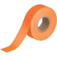Ruban pour signalisation, 1,188" la x 150' lo, Orange fluorescent St. Lawrence Industrial & Safety Supply