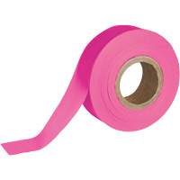 Ruban pour signalisation, 1,188" la x 150' lo, Rose fluorescent St. Lawrence Industrial & Safety Supply