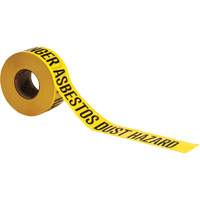 Ruban pour barricade, Anglais, 3" la x 1000' lo, 3 mils, Noir sur jaune St. Lawrence Industrial & Safety Supply
