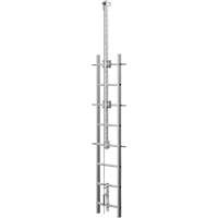 Vi-Go Continuous Ladder Climbing Safety System with Automatic Pass-Through, Stainless Steel St. Lawrence Industrial & Safety Supply