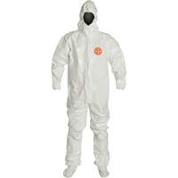 Combinaison &agrave; capuchon, Tychem 4000, 2T-Grand, Blanc St. Lawrence Industrial & Safety Supply