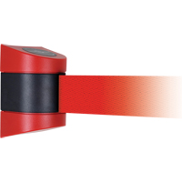 Unit&eacute;s murales Tensabarrier, Plastique, Fixation par vis, 15', Ruban Rouge St. Lawrence Industrial & Safety Supply