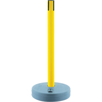 Outdoor TensaBarrier&reg; - Receiver Posts, 37" High, Yellow St. Lawrence Industrial & Safety Supply