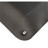 Electrically Conductive Mat No.786, 2' W x 3' L x 15/16" T, PVC, Smooth, Black St. Lawrence Industrial & Safety Supply