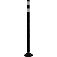 Impact Resistant Delineator, 36" H, Black St. Lawrence Industrial & Safety Supply