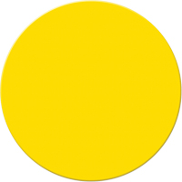 Marqueurs all&eacute;g&eacute;e/5S Armor Stripe, Cercle, 6" lo x 6" la, Jaune, Plastique St. Lawrence Industrial & Safety Supply