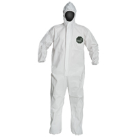 ProShield&reg; 50 Coveralls, Small, White, Microporous St. Lawrence Industrial & Safety Supply