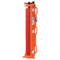 Barri&egrave;re avec roues , 50' lo, Plastique, Orange St. Lawrence Industrial & Safety Supply