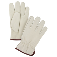 Premium Driver's Gloves, Large, Grain Cowhide Palm St. Lawrence Industrial & Safety Supply