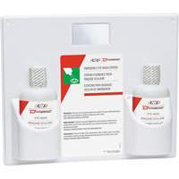 Dynamic Eyewash Station with Isotonic Solution, Double St. Lawrence Industrial & Safety Supply