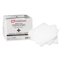 Dynamic Gauze Sponge, Pad, 4" L x 4" W, Medical Device Class 1 St. Lawrence Industrial & Safety Supply