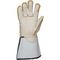 Gants pour monteur de ligne, Petit, Paume en Cuir fleur de vache St. Lawrence Industrial & Safety Supply