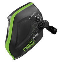 Masque de soudage P550, 3,94" lo x 1,97" la Champ de vision, Teinte 4/9 - 13, Noir/Vert St. Lawrence Industrial & Safety Supply