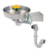 Axion&reg; Eye/Face Wash Station, Wall-Mount Installation, Stainless Steel Bowl St. Lawrence Industrial & Safety Supply