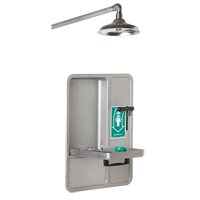Douche et douche oculaire/faciale, Montage au plafond St. Lawrence Industrial & Safety Supply