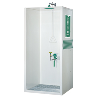 Cabine de douche et douche oculaire/faciale St. Lawrence Industrial & Safety Supply