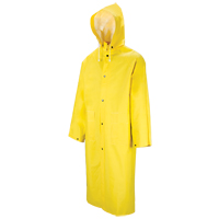 601 Tornado Long Rain Coat, Polyester/PVC, Large, Yellow St. Lawrence Industrial & Safety Supply