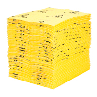 Premium Caution Pads, Universal, 15" x 18", 24.4 gal. Absorbancy St. Lawrence Industrial & Safety Supply