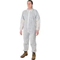 Combinaisons, Moyen, Blanc, Polypropyl&egrave;ne St. Lawrence Industrial & Safety Supply